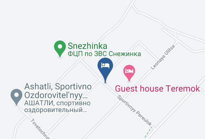 Gostevoy Dom Snezhinka Map