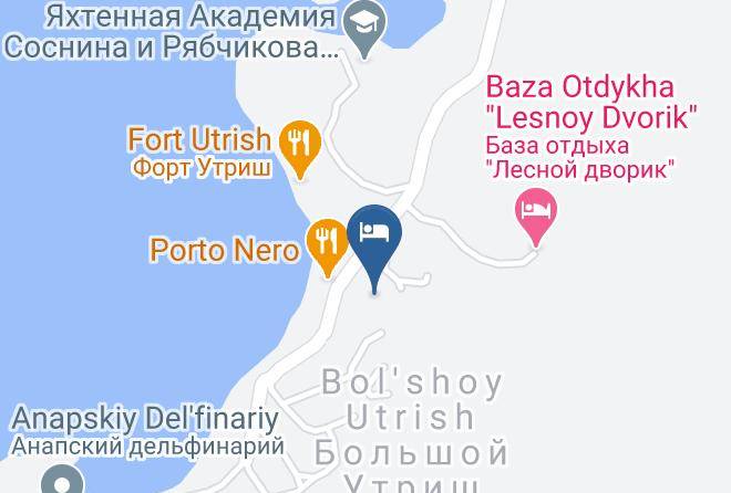 Anapa - Gostevoy Dom Solnechnyy Utrish Maps