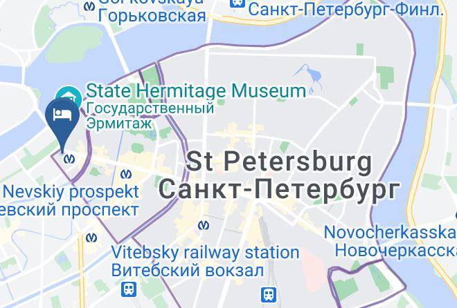 Gostevoy Dom U Ermitazha Map