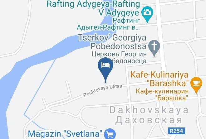 Maykopsky District - Gostevoy Dom U Reki Maps