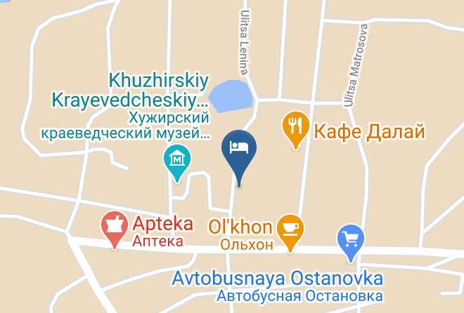 Olkhonsky District - Gostevoy Dom U Zheni Maps