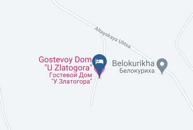 Belokurikha - Gostevoy Dom U Zlatogora Maps