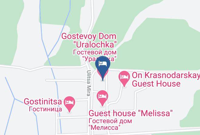 Novorossiysk - Gostevoy Dom Uralochka Maps