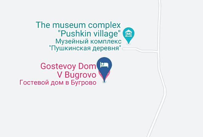 Pushkinogorsky District - Gostevoy Dom V Bugrovo Maps