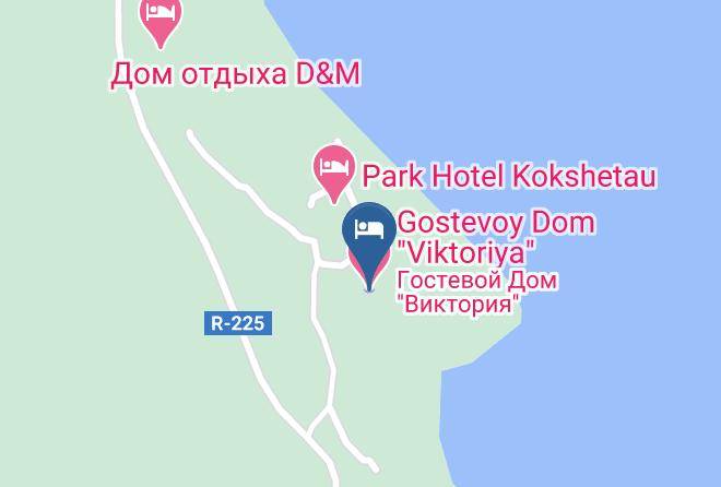 Burabay District - Gostevoy Dom Viktoriya Maps