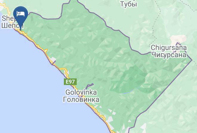 Sochi - Gostevoy Dom Vishnovka Maps