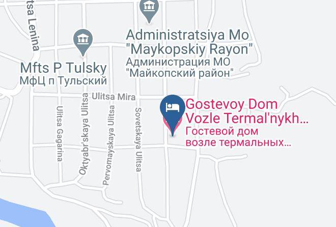 Maykopsky District - Gostevoy Dom Vozle Termal'nykh Istochnikov Olesya Maps