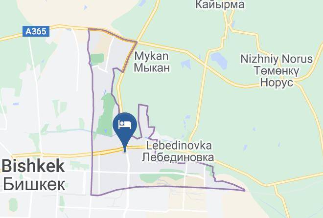 Bishkek - Gostevoy Dom Yaltinskaya 121 A Maps