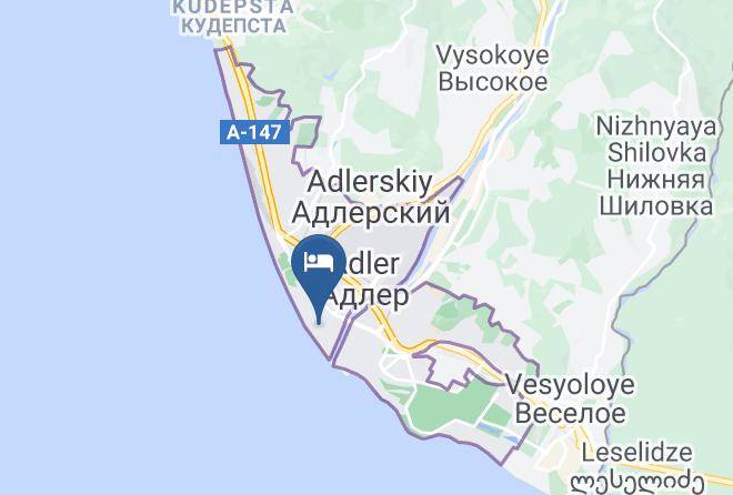 Sochi - Gostevoy Dom Yuzhnyy Bereg Maps