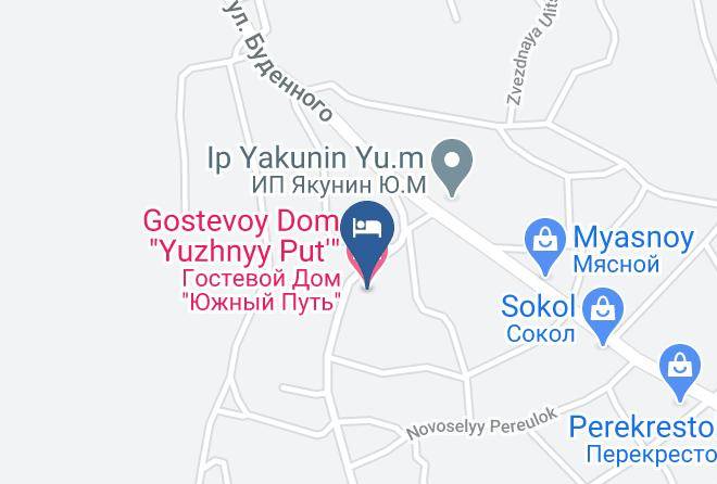Gostevoy Dom Yuzhnyy Put' Map