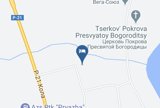 Pryazhinsky District - Gostevoy Dom Zarechnaya Maps