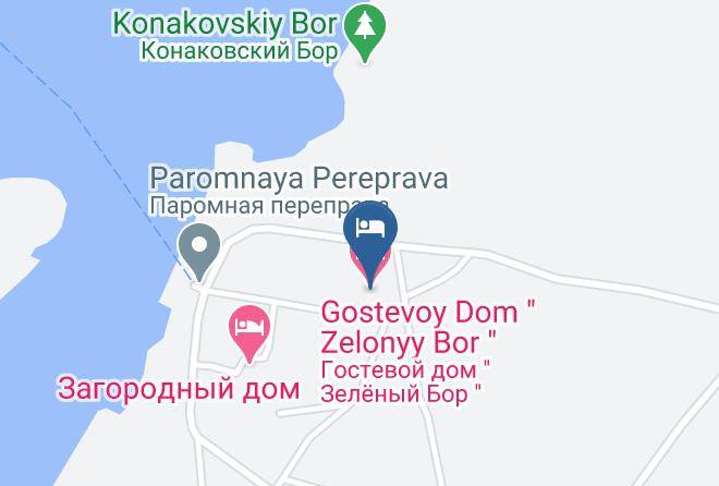 Konakovsky District - Gostevoy Dom Zelonyy Bor Maps