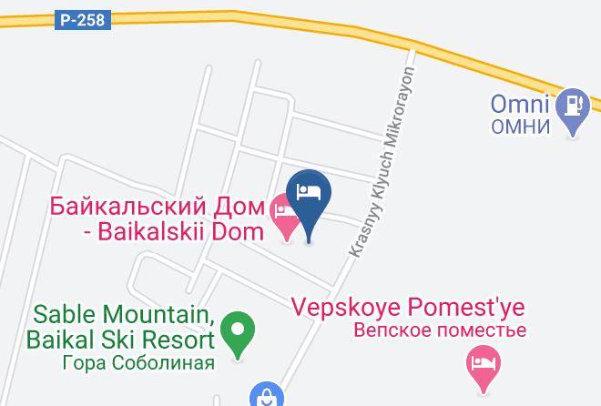 Slyudyansky District - Gostevoy Domteremok Maps