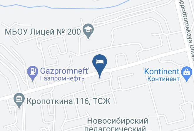 Novosibirsk - Gostevoy Kompleks Na Kropotkina Maps