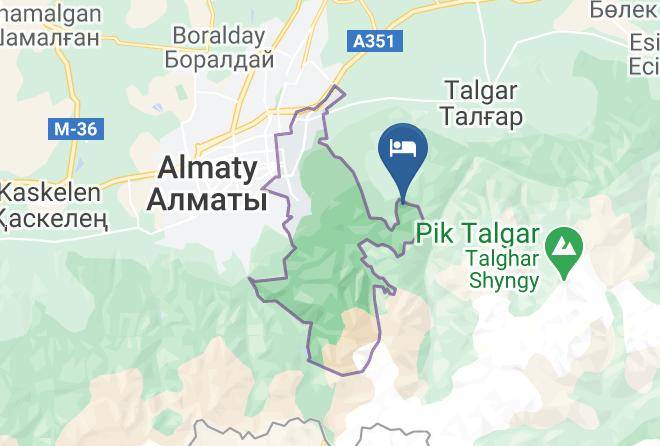 Kazakhstan - Gostevoydomik Almatau Maps