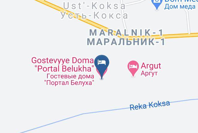 Ust Koksinsky District - Gostevyye Doma Portal Belukha Maps