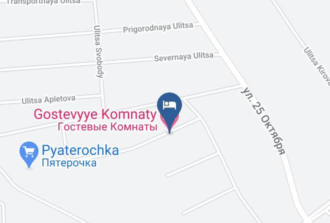 Gostevyye Komnaty Map