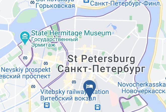 Saint Petersburg - Gosti Lyubyat Na Chernyakhovskogo Maps