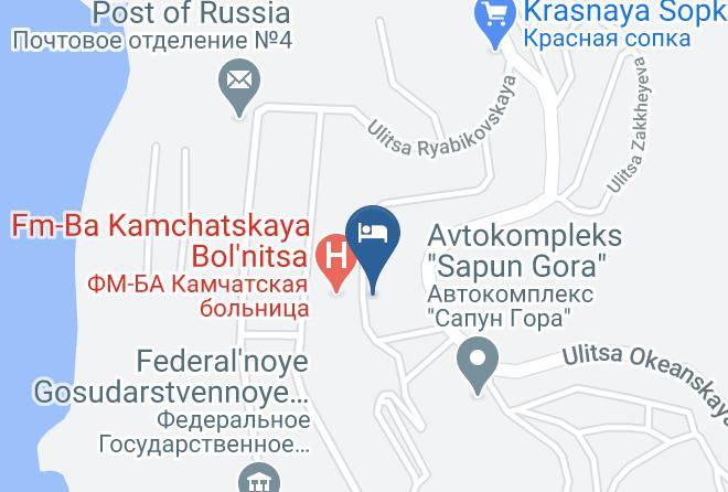 Petropavlovsk Kamchatskiy - Gosti Mini Otel' Maps
