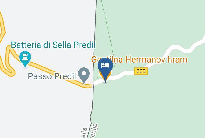 Bovec - Gostilna Hermanov Hram Maps