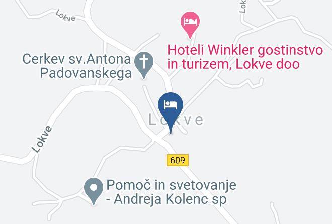 Nova Gorica - Gostilna Lokve Maps