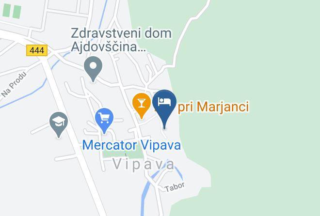 Vipava - Gostilna Podfarovz Maps