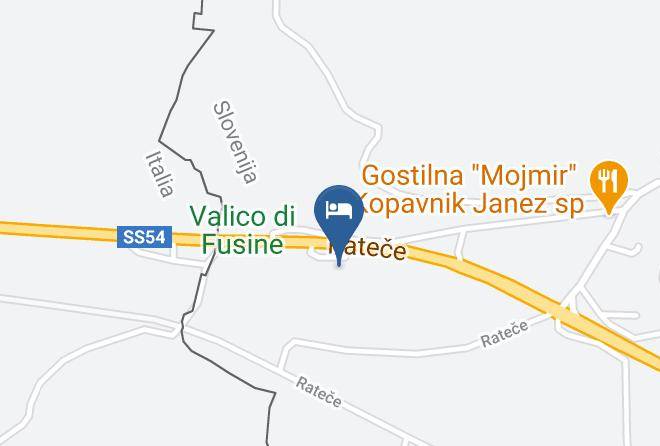 Kranjska Gora - Gostilna Ponca Maps