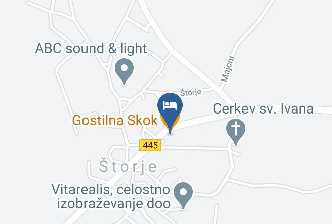 Sezana - Gostilna Skok Maps