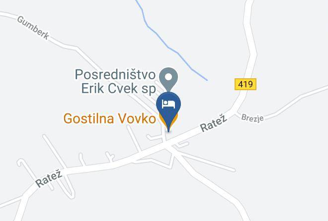 Novo Mesto - Gostilna Vovko Maps