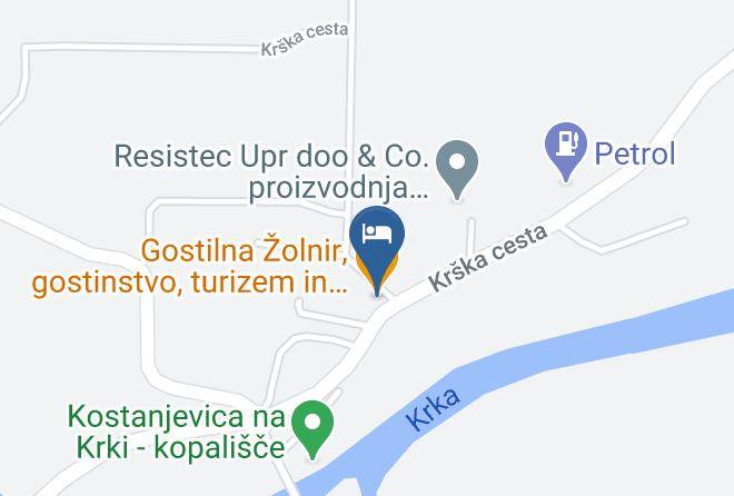 Kostanjevica Na Krki - Gostilna Zolnir Gostinstvo Turizem In Storitve Doo Maps
