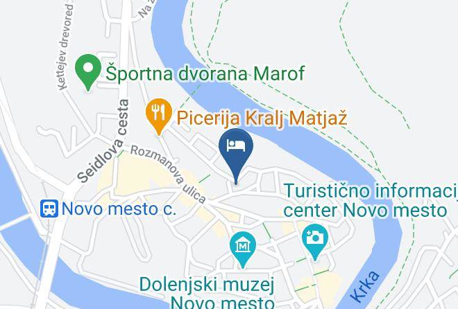Novo Mesto - Gostilnica Jantar Maps
