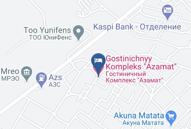 Gostinichnyy Kompleks Azamat Map