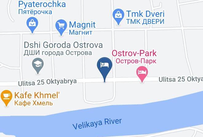 Ostrovsky District - Gostinichnyy Kompleks Garmonya Maps