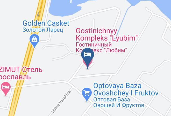 Gostinichnyy Kompleks Lyubim Map