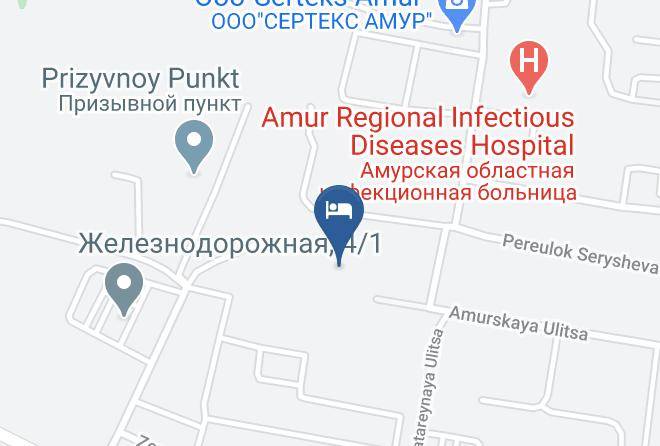 Blagoveshchensk - Gostinichnyy Kompleks Na Zheleznodorozhnoy Maps
