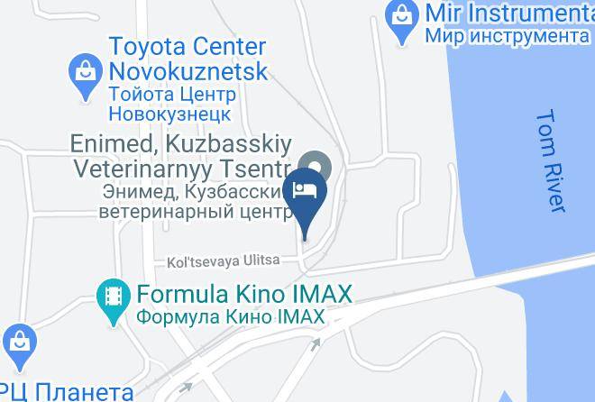 Novokuznetsk - Gostinichnyy Kompleks Prichal Maps