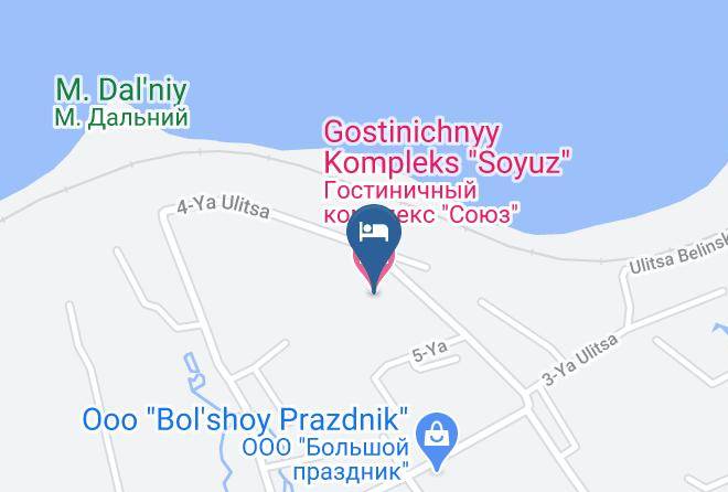 Vladivostok Urban Okrug - Gostinichnyy Kompleks Soyuz Maps