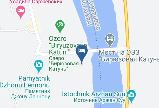Altaysky District - Gostinichnyy Kompleks Tayezhnyy Ugol Maps