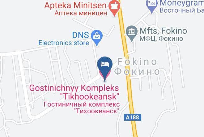 Fokino - Gostinichnyy Kompleks Tikhookeansk Maps