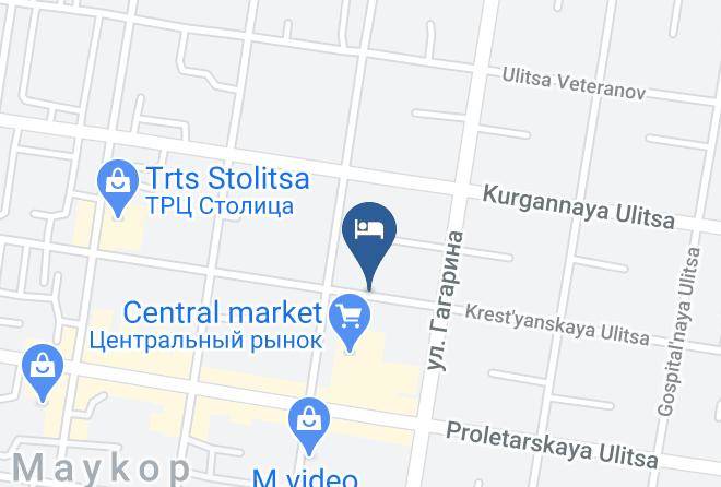 Maykop - Gostinietsa Tsientral' Maps