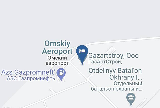 Omsk - Gostinitsa Aero Maps