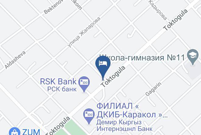 Karakol - Gostinitsa Al'tamira Maps