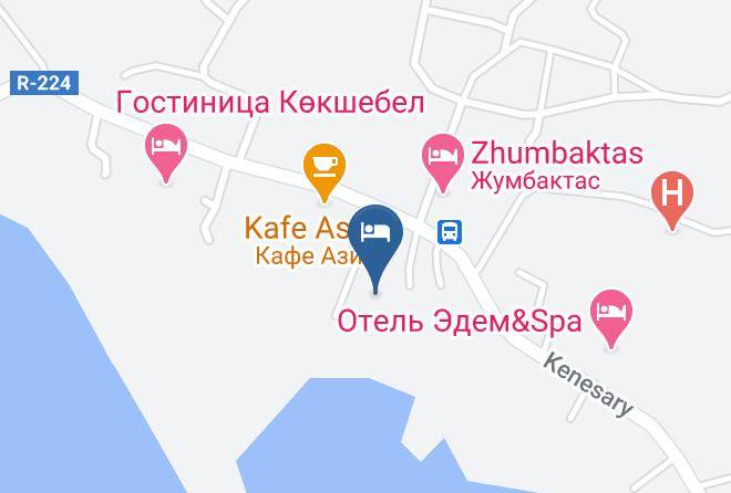 Burabay District - Gostinitsa Alma Ata Maps