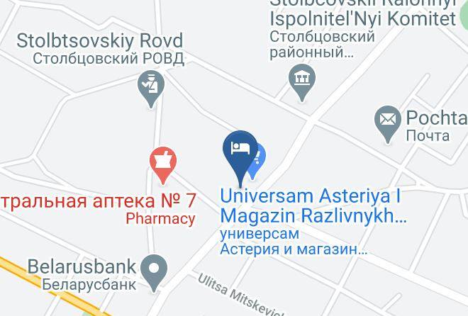 Stolbtsovskiy Rayon - Gostinitsa Asteriya Maps