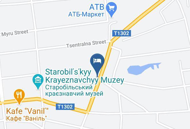 Starobilsk Raion - Gostinitsa Astra Maps