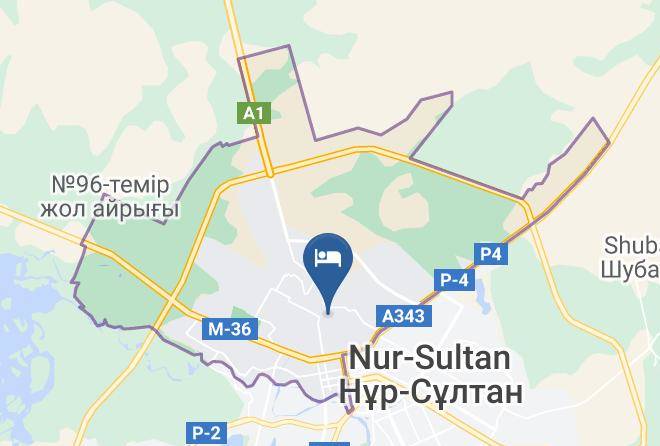 Nur Sultan - Gostinitsa Atlas Maps