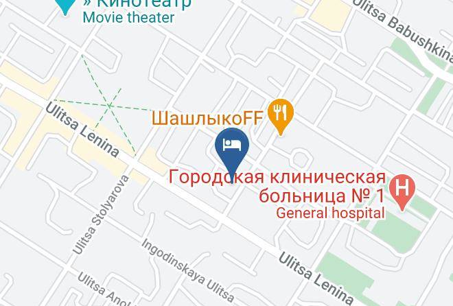 Chita - Gostinitsa Avrora Maps