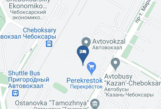 Cheboksary - Gostinitsa Avtovas Maps