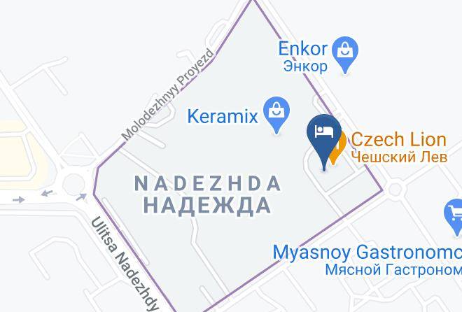 Staryy Oskol - Gostinitsa Aysberg Maps