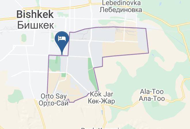 Bishkek - Gostinitsa Belyye Nochi Maps